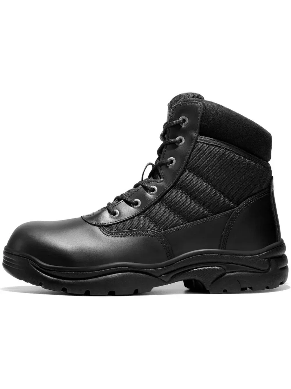 Men's Waterproof Military Work Boots - 6 Inch Tactical Hiking Shoes, Durable